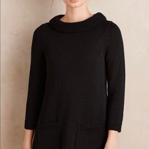 Field & Flower Rib Trimmed Tunic Sweater